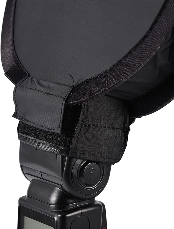 قابل للطي 30 سم محمول دائري صندوق إضاءة ناعم طبق تجميل فلاش سرعة منتشر الفيلم الفضي في الداخل - Image 5